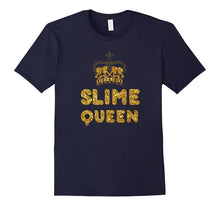 Kids Slime Tshirts, Slime Queen T Shirt, Gold Glitter Print