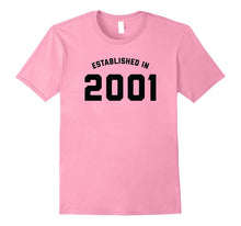 16 Years Old Birthday Shirt - Established in 2001