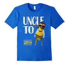 Mens Dabbing Bee Funny Uncle to Be 2018 T Shirt