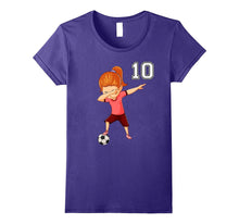 #10 Soccer Shirt Girls Funny Dabbing Dab Dance Soccer Ball