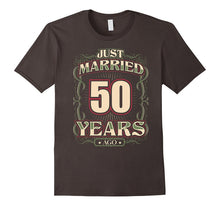 50th Wedding Anniversary Shirt Just Married 50 Years Ago