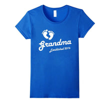 Grandma Established 2016 New Baby Announcement T-Shirt