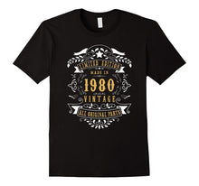 37 Years Old Made Birth 1980 37th Birthday Bday Gift T-Shirt