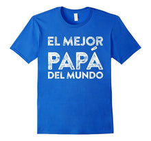 Mens El Mejor Papa Del Mundo Camisa Del Regalo Del Dia Del Padre