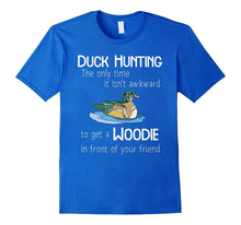 Mens Duck Hunting Season Funny Waterfowl Hunter Wood Duck T-Shirt