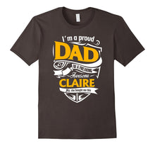 Claire DAD Shirt Proud Daddy of Claire Father Daughter Match