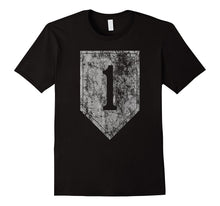 1st Infantry Division Patch Distressed T Shirt- Men Women