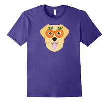 The Golden Retriever With Halloween Pumpkin Mask T-Shirt