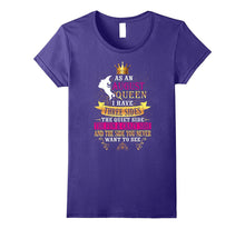 Birthday Gift Born in August Three Sides of Queen Girls Tee