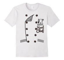 Head Chef Tshirt Uniform Jacket Funny Faux Costume