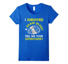 Funny Survived Brain Injury T-Shirt Tell Me Your Superpower