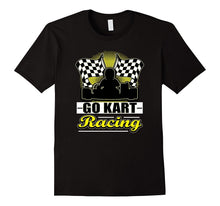Go Kart Racing Funny Yellow Silhouette T-Shirt