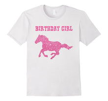 Kids Birthday Girl Horse Bling Gift T-Shirt for Girls