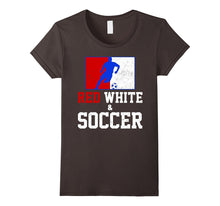 Patriotic Red White and Soccer T-Shirt