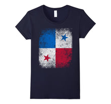 Panama Flag Distressed Vintage T-Shirt