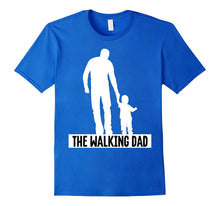 Mens the Walking Dad - With Kid - White T-Shirt