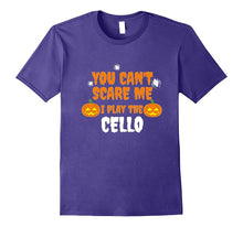 Can't Scare Me I Play the Cello Funny T-Shirt Halloween