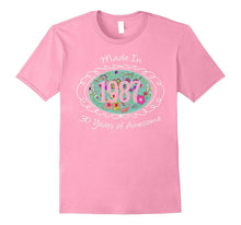 30th Birthday Gifts for Her Woman 1987 40 Bday Gift Tshirt
