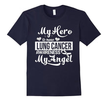 LUNG Cancer Awareness Shirts, My Hero Is Now My Angel V1