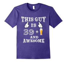 Funny 40th Birthday Mens T-Shirt 39 + Beer Gag Tee