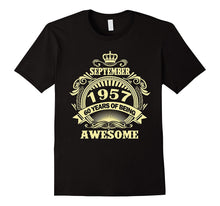 September 1957 60 Years of Being Awesome T-Shirt