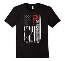 CNC Machinist Grandpa Shirt Grandfather Grandparents Day