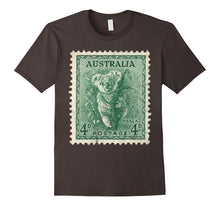 Koala Bear Stamp T-Shirt I Love Animals Australia Wild Life