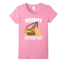 Mommy of the Birthday Construction Theme Boy's T-Shirt