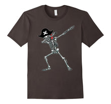 Dabbing Skeleton T-Shirt Pirate Hat Dab Hip Hop Skull Gift
