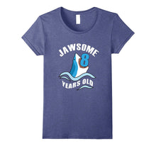 Jaw-Some 8 Years Old Funny Shark Tee 8th Birthday Gift