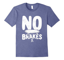 No Brakes Skull & Crossbones Skateboard Apparel T-Shirt
