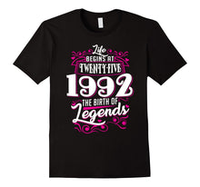 Happy 1992 It's My 25th Birthday Gift Ideas T Shirt