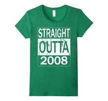 Straight Outta 2008 T-Shirt Funny 2017 Birthday Kid Tee Gift
