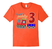 3 Years Old 3rd Birthday Train 3 Toddler Kids T-Shirt