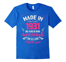 Made in 1931 - 86 Years Old 86th B-Day Birthday Gift T-Shirt