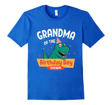 Grandma of the Birthday Boy T-Shirt Dinosaur Raptor Shirt