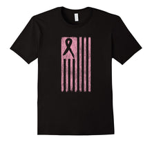 Breast Cancer Awareness Month - Pink Flag T-Shirt