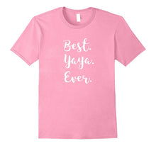 Best Yaya Ever Tshirt Pink Purple Grey & More Cursive Tee