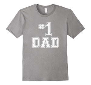 #1 Dad Number One Father's Day Vintage Style T-Shirt