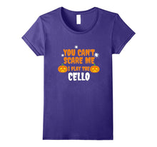 Can't Scare Me I Play the Cello Funny T-Shirt Halloween