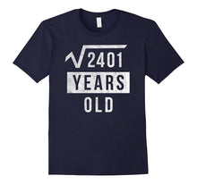 49th Birthday Gift 49 Yr Years Old Funny Square Root T Shirt