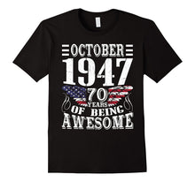 Legends Born in OCTOBER 1947 Gift 70 Yrs Years Old Awesome