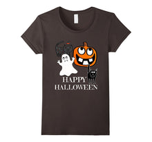 Happy Halloween Shirt - Halloween Ghost, Cat, Pumpkin Shirt