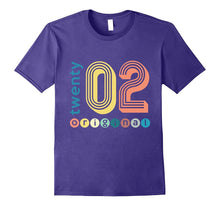 2002 Original Birthday T-Shirt 15 Years Old Kid's Gifts