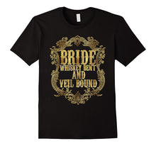 Bride Whiskey Bent Veil Bound Shirt Wedding Hell Bound Gold