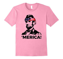 Funny Abe Lincoln T-Shirt Patriotic USA Red White and Blue