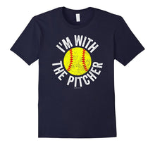 I'm With the Pitcher Softball T Shirt