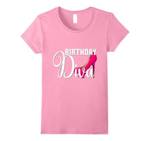 Birthday Diva Shirt Gift Sexy Sassy Pink High Heel Shoe