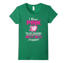 I Wear PINK for My Grandma to Support Breast Cancer T Shirt