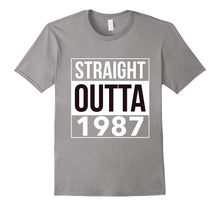 Straight Outta 1987 T-Shirt Fun 30th Birthday Gift Shirt